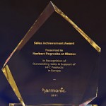 Sales Achievement Award 2011</strong> (nagroda Harmonic przyznana za osiągnięcie wysokich wyników sprzedaży w sektorze transkoderów - Prostream ACE - za rok 2011)