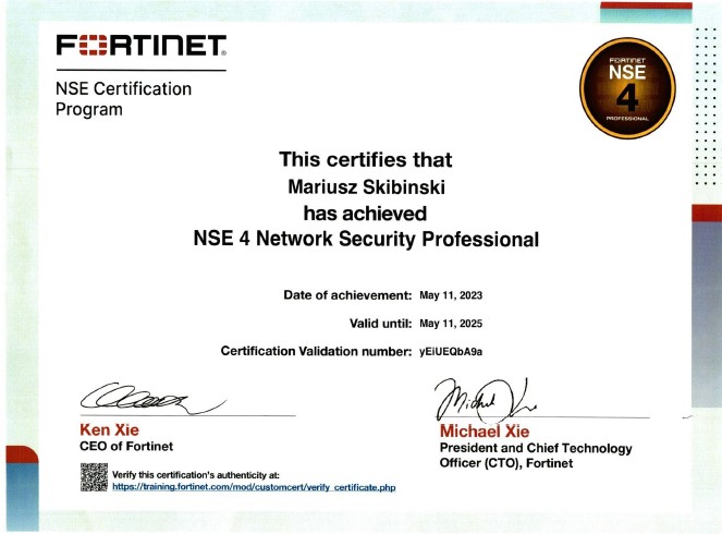 NSE 4 Network Security Professional
